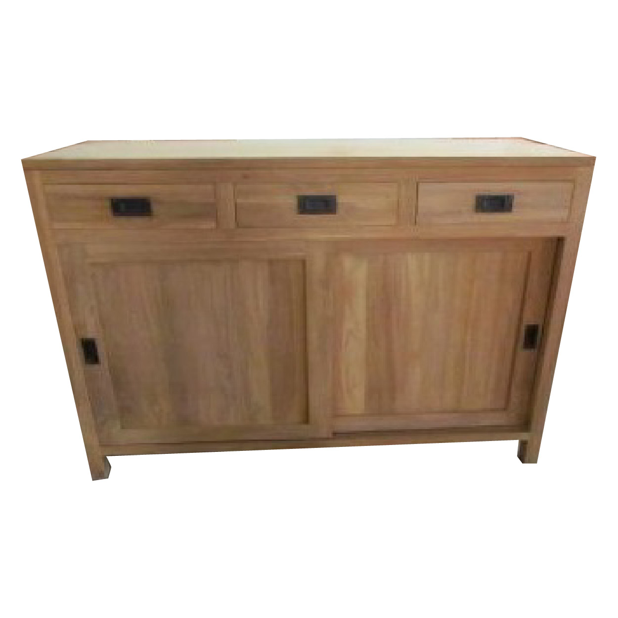 Dressoir van Teakhouthout Amsterdam 105 cm hoog