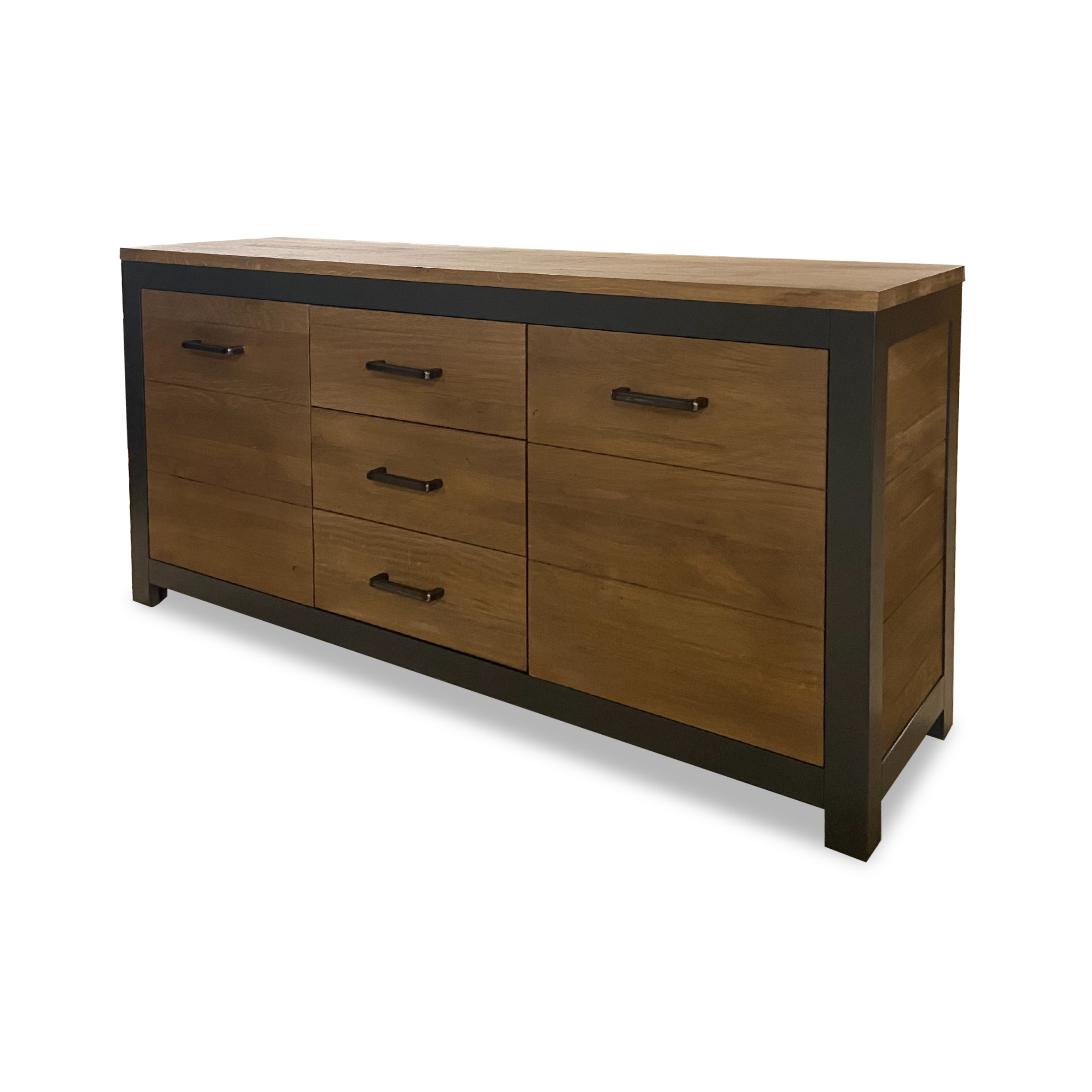 Dressoir van Eike, MDFhout New York 78 cm hoog