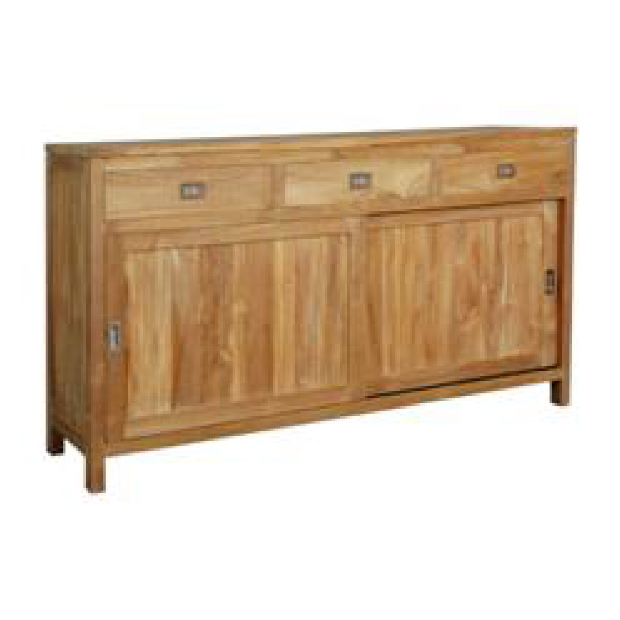 Dressoir van Teakhouthout Amsterdam 90 cm hoog