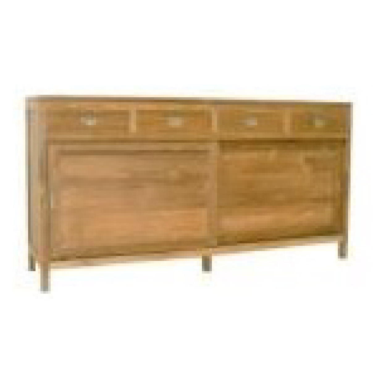 Dressoir van Teakhouthout Amsterdam 105 cm hoog