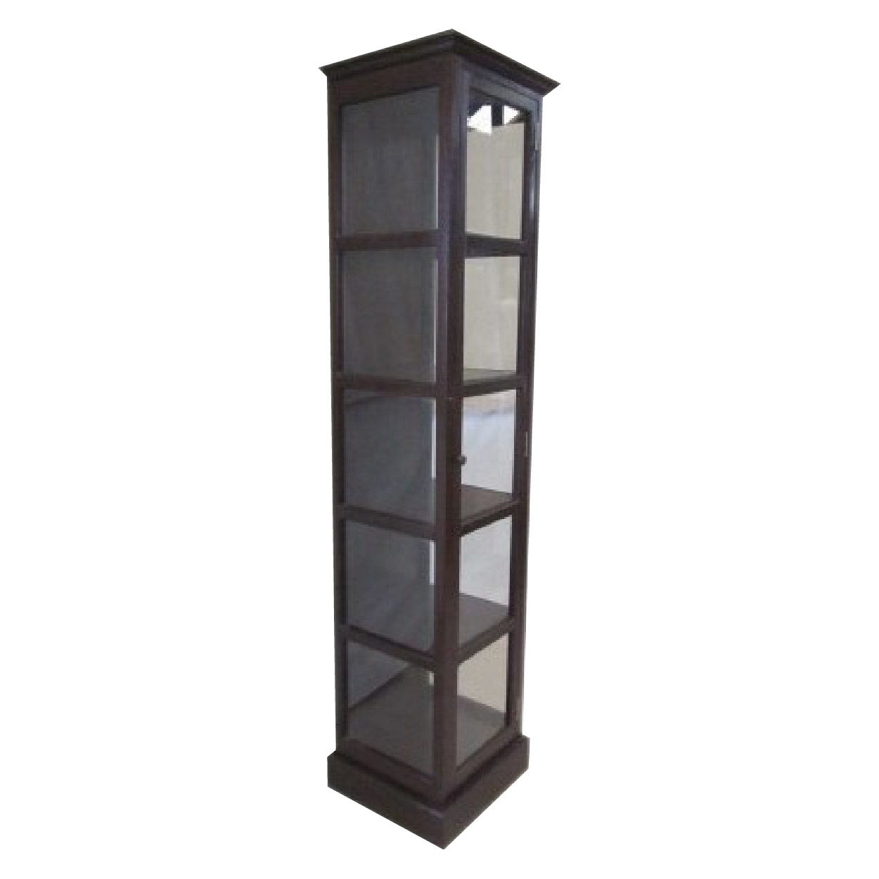 Vitrinekast van Teakhouthout Gent 45 cm breed