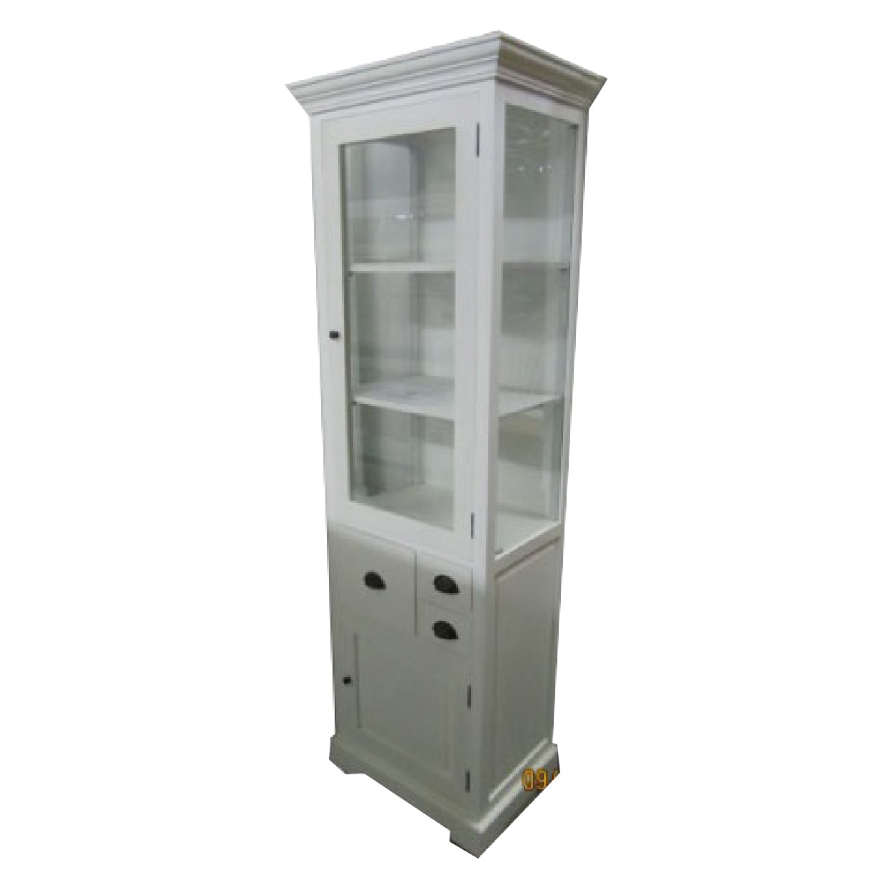 Vitrinekast van Teakhouthout Strijen 65 cm breed