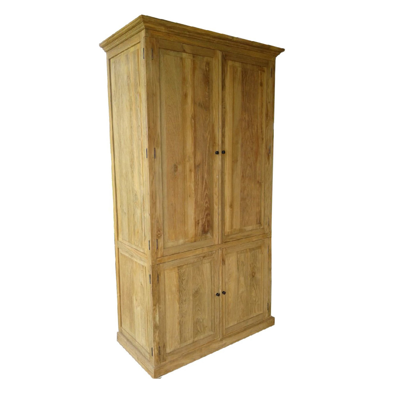 Computerkast van Teakhout Recycledhout Computerkast 120 cm breed