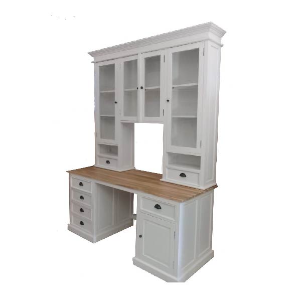 Computerkast van Teakhout, Mindihout Maison Bella 170 cm breed