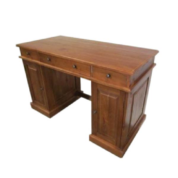 Bureau van Teakhouthout Koloniaal 145 cm breed