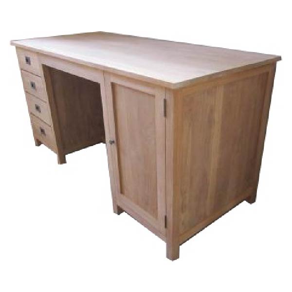 Bureau van Teakhouthout Ewald 150 cm breed