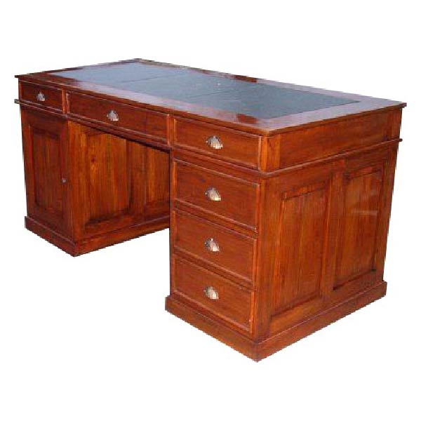 Bureau van Teakhouthout Engels 160 cm breed