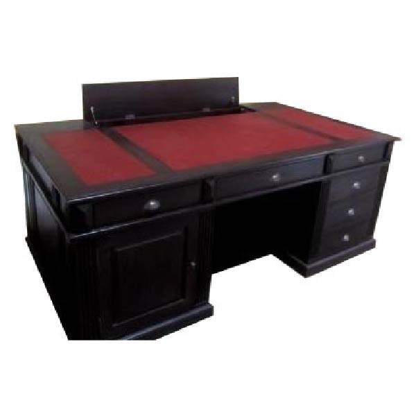 Bureau van Teakhouthout Engels 200 cm breed
