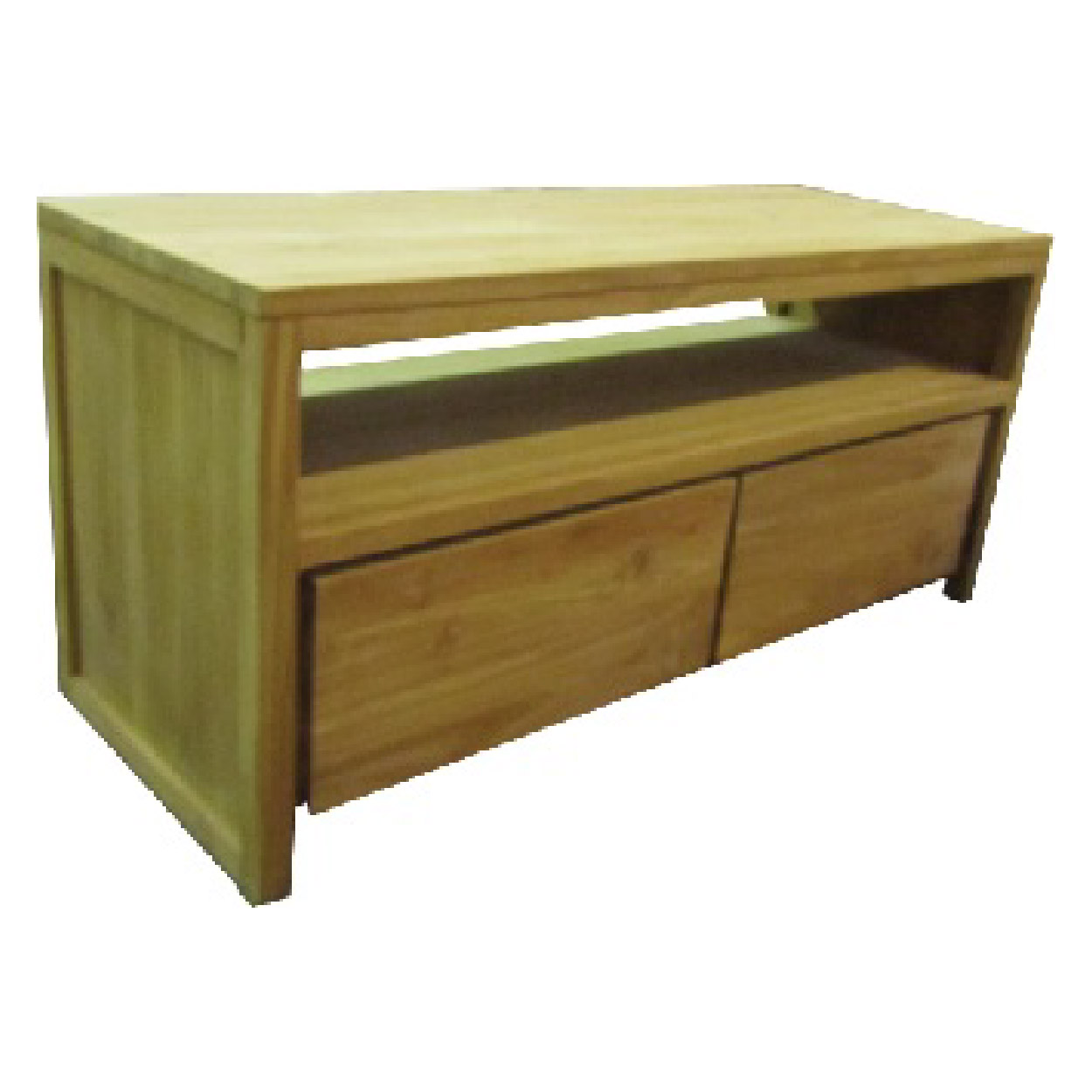 TV dressoir van Teakhouthout Leiden 45 cm hoog