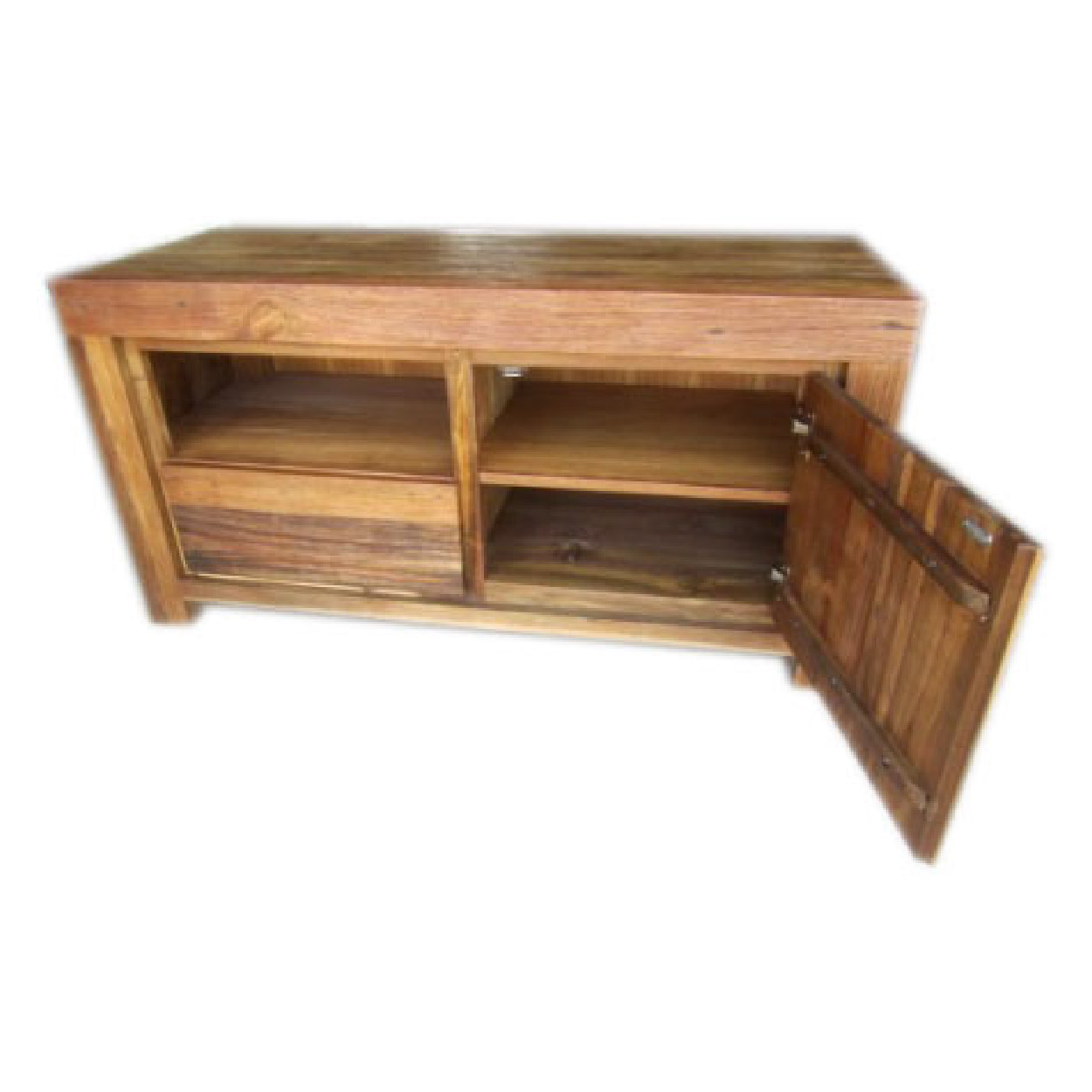 Teakhout Recycled TV dressoir Rotterdam 120 cm