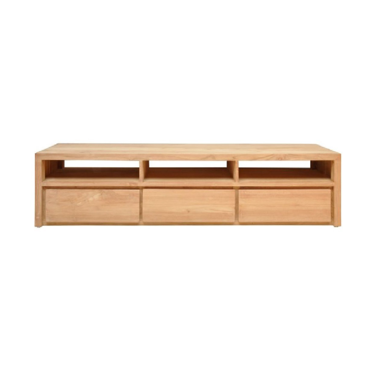 TV dressoir van Teakhouthout Ridderkerk 45 cm hoog