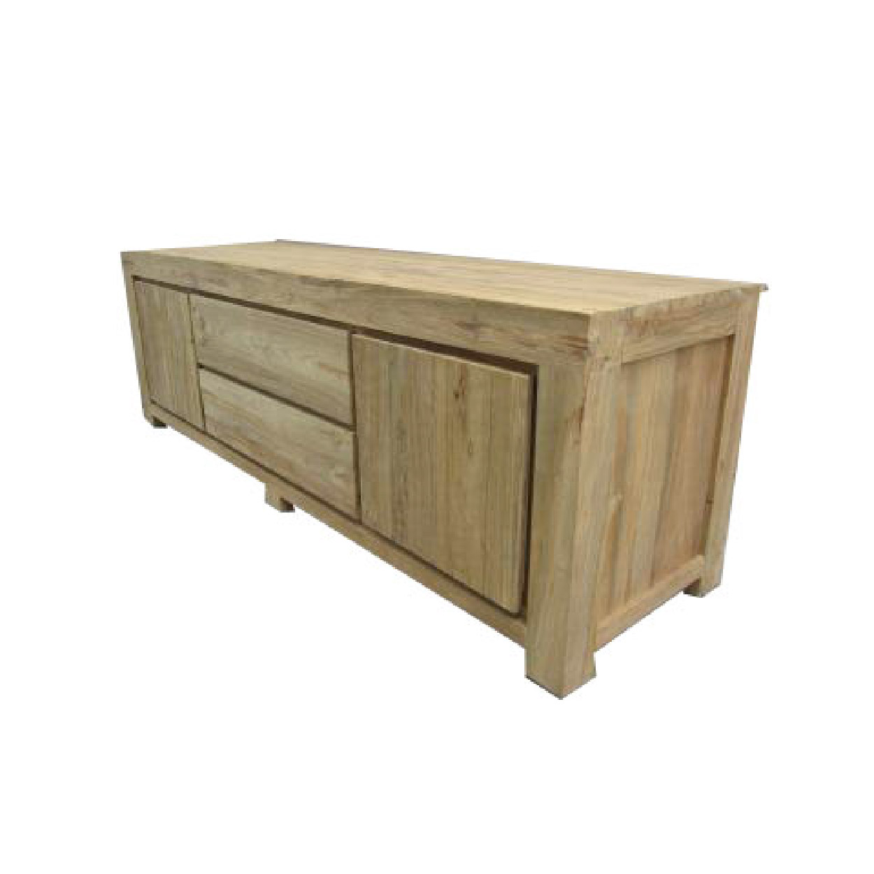 Teakhout Recycled TV dressoir Rotterdam 185 cm