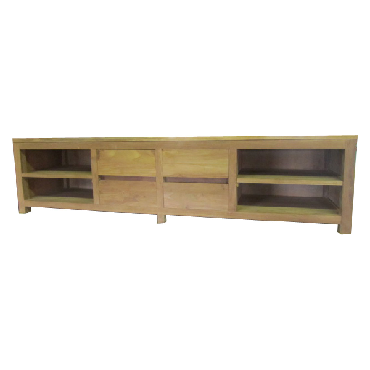 TV dressoir van Teakhout Recycledhout Vlaardingen 50 cm hoog