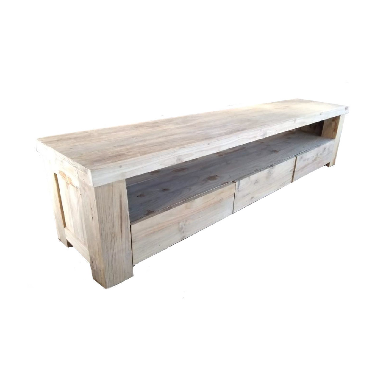 Teakhout Recycled TV dressoir Oss 220 cm
