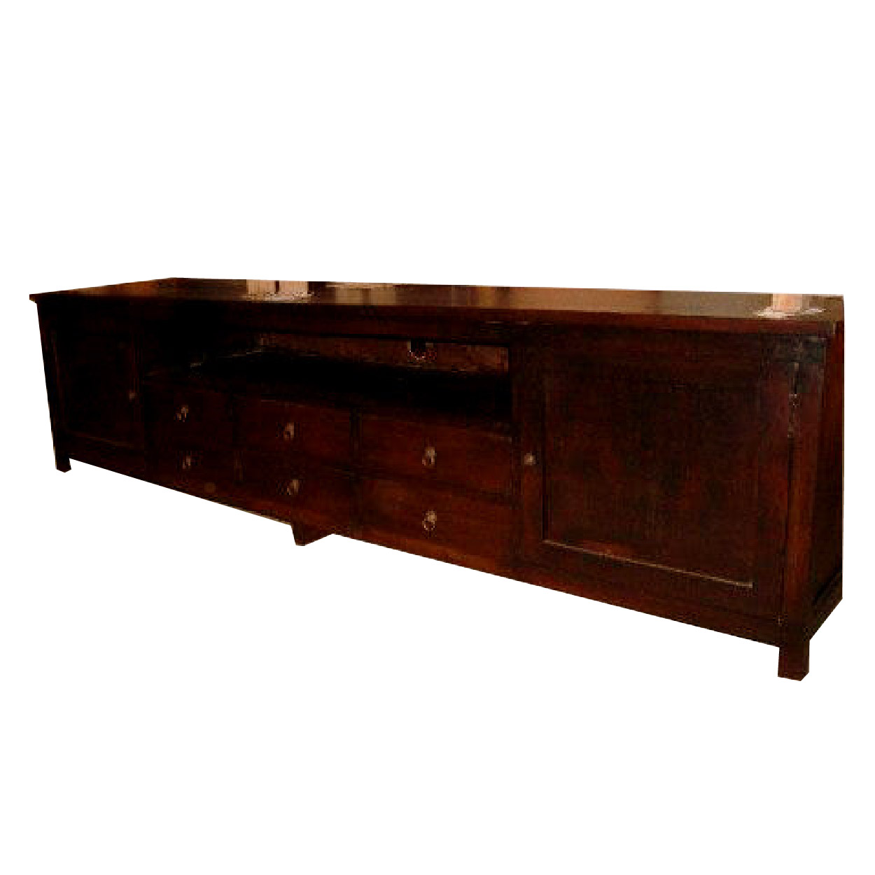 Teakhout TV dressoir Eindhoven 240 cm