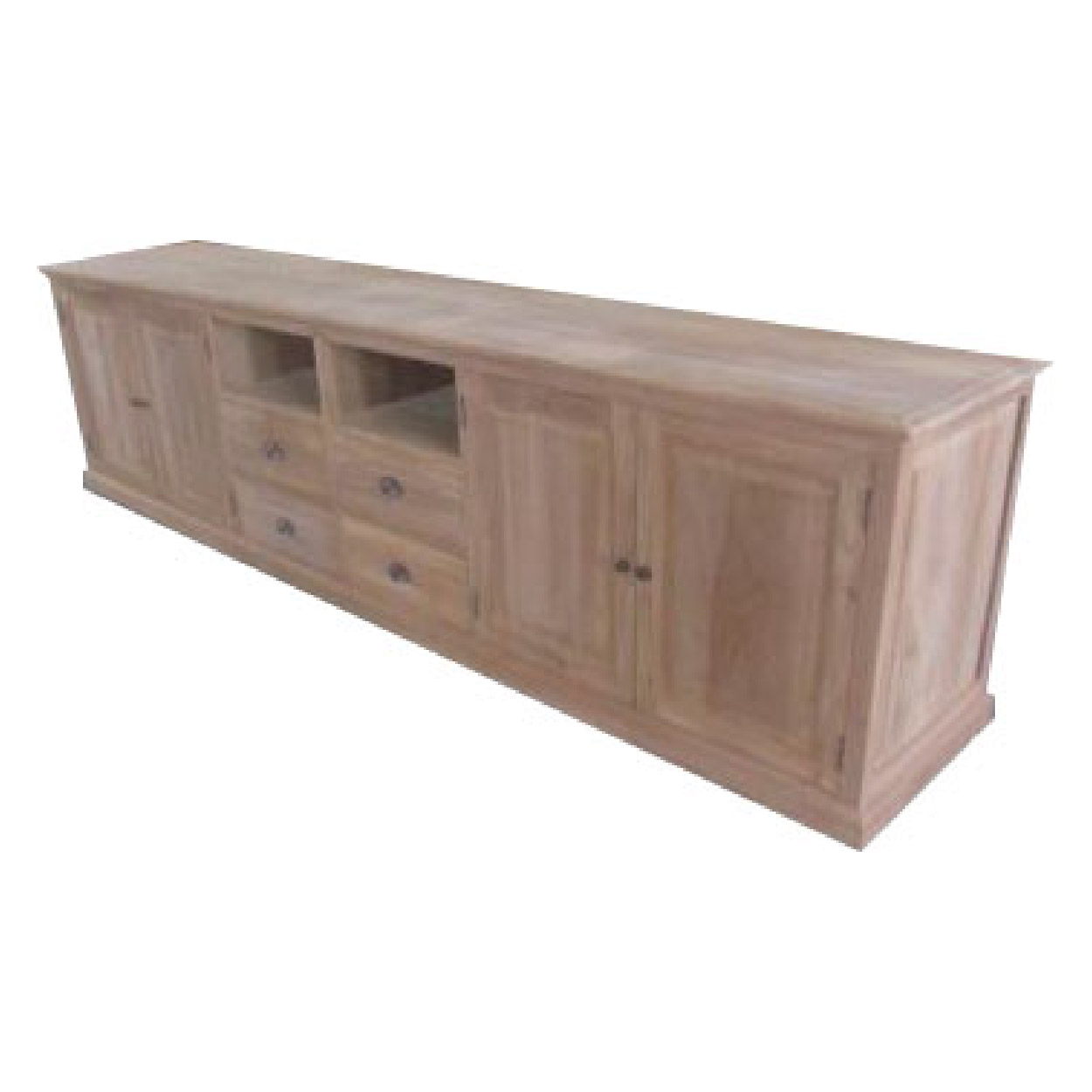 TV dressoir van Teakhouthout Jonker 70 cm hoog