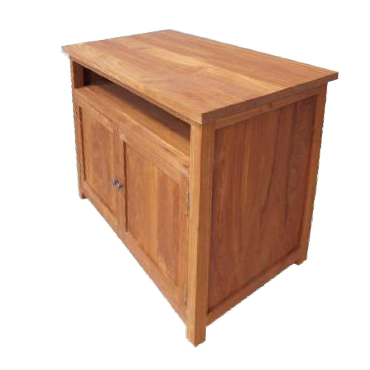 TV dressoir van Teakhouthout Haarlem 70 cm hoog