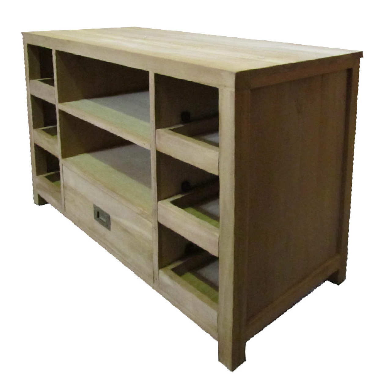 Teakhout TV dressoir Brussel 93 cm
