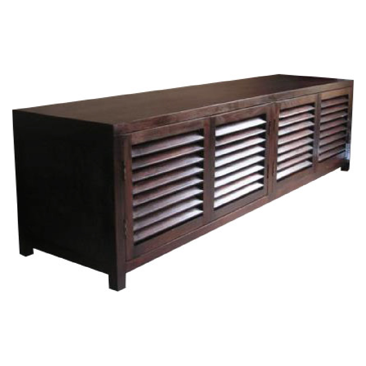 Teakhout TV dressoir Louvre 200 cm