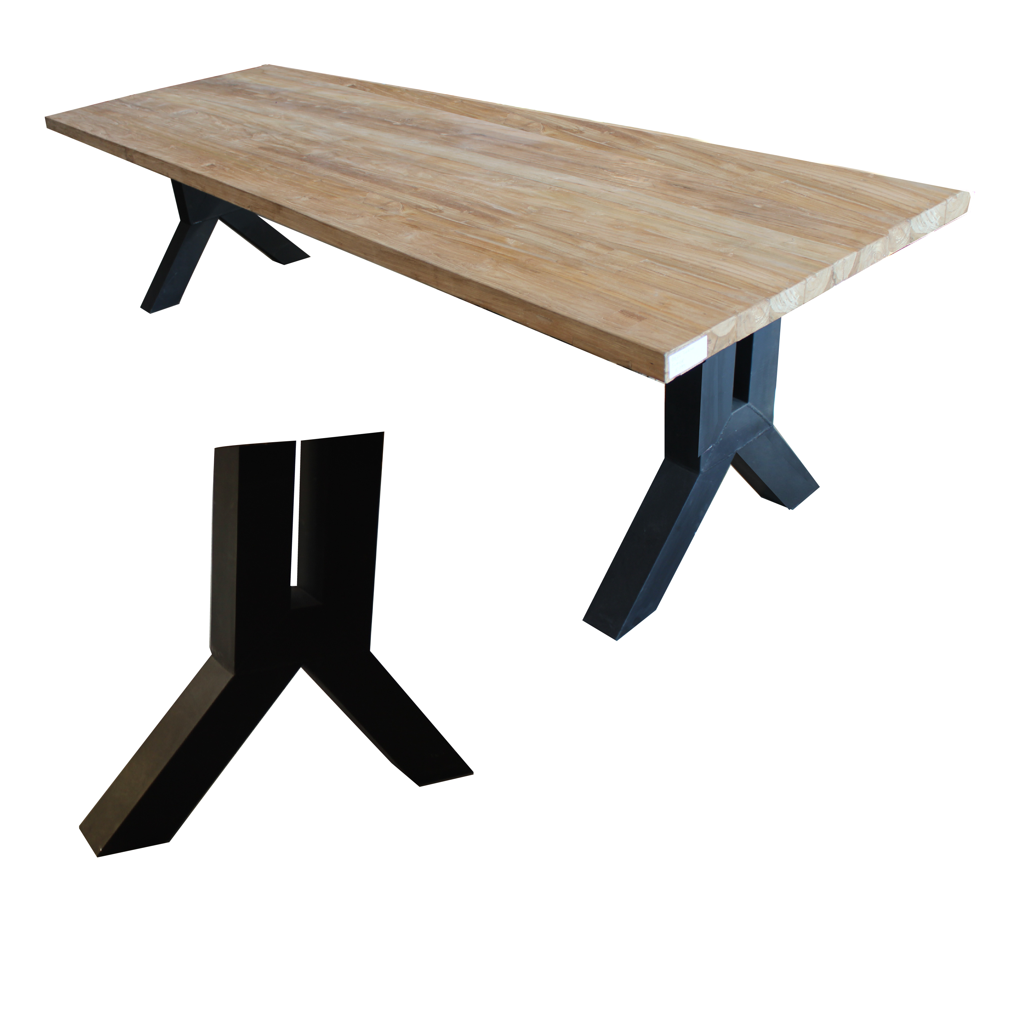 Eettafel Y-Poot 120 - 300 cm