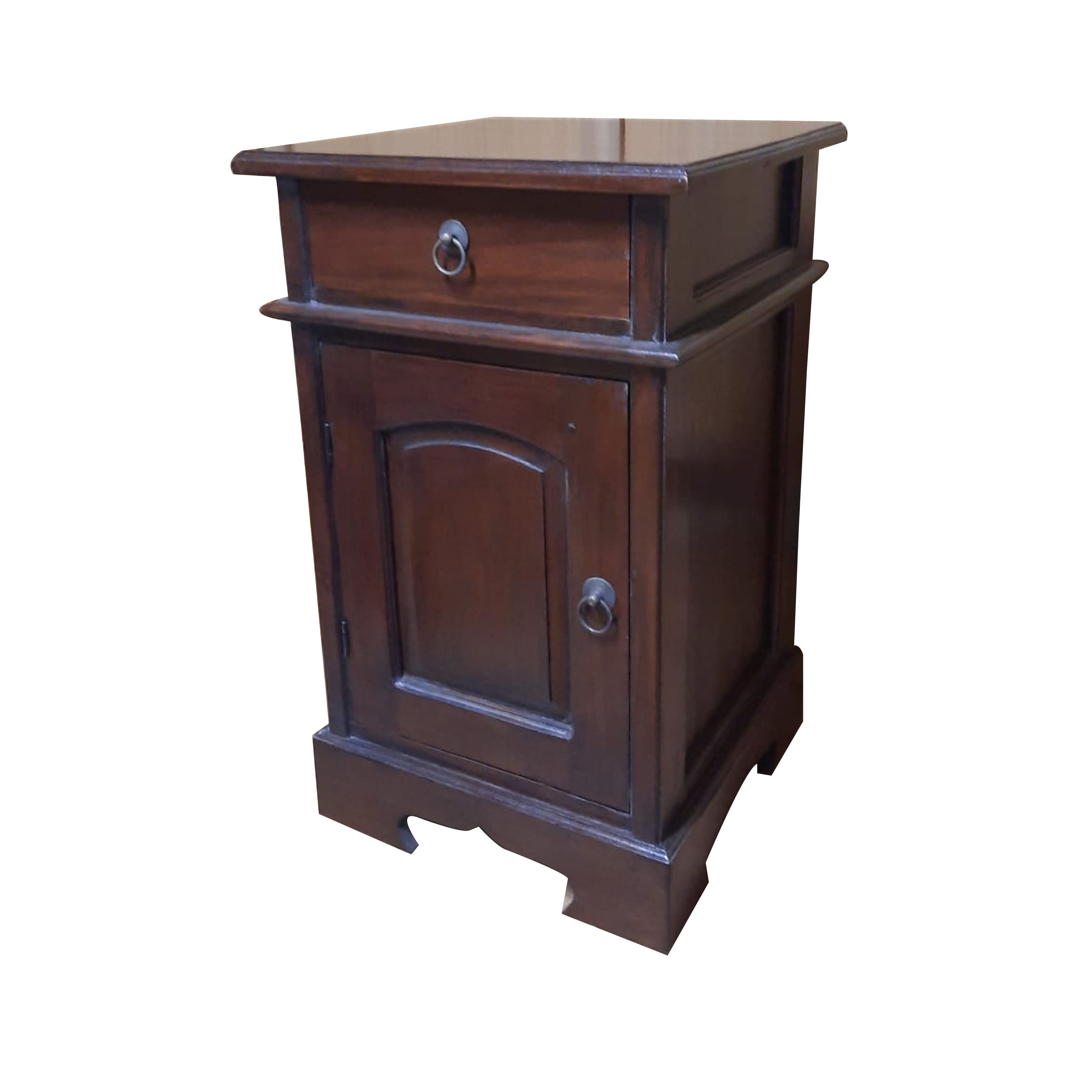 Ronde telefoontafel met gebogen poten Classico