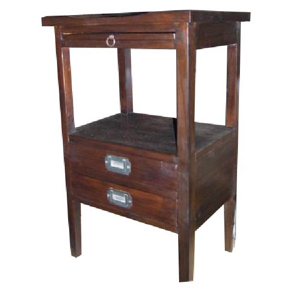 Klassiek koloniaal plantentafel met 2 lade Venlo