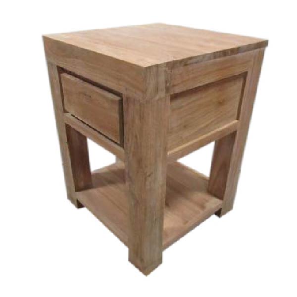 Plantentafel van Teakhouthout Rotterdam 68 cm hoog