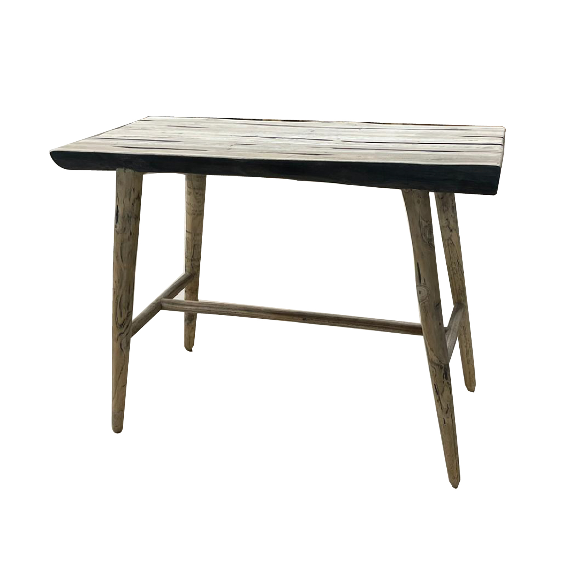 Sidetable van Teakhout Recycledhout Vlot 100 cm breed