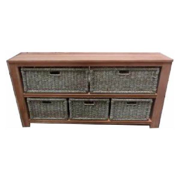 Sidetable van Teakhouthout Nieuwpoort 120 cm breed
