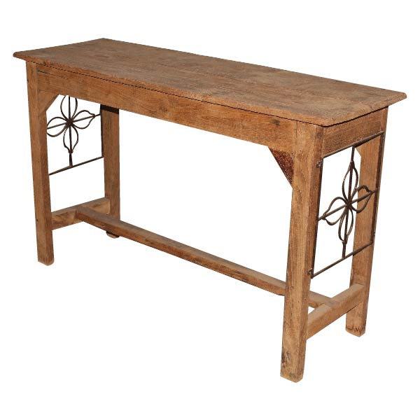 Sidetable van Teakhout Recycledhout Rosa 120 cm breed