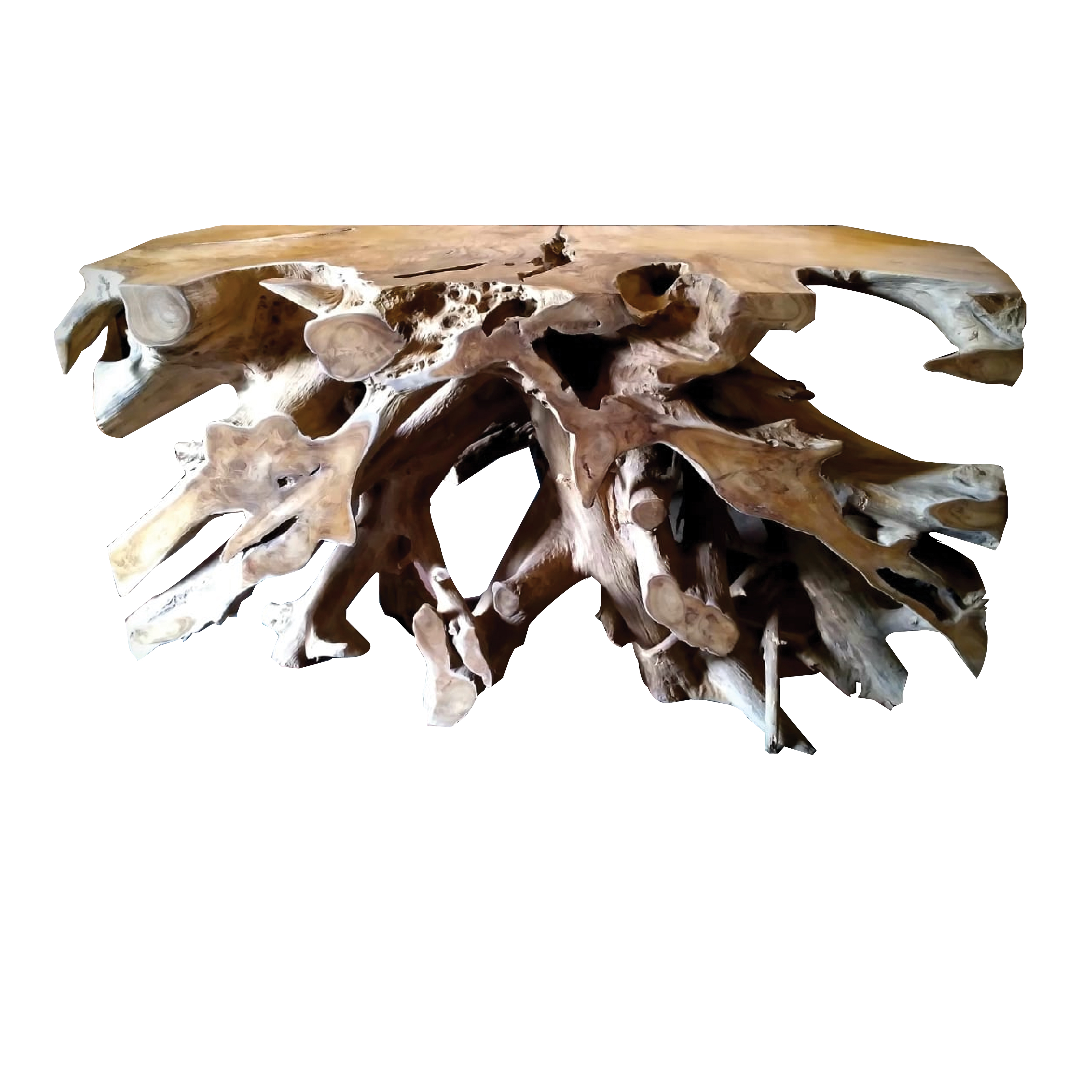 Sidetable van Teakhouthout Root 122 cm breed