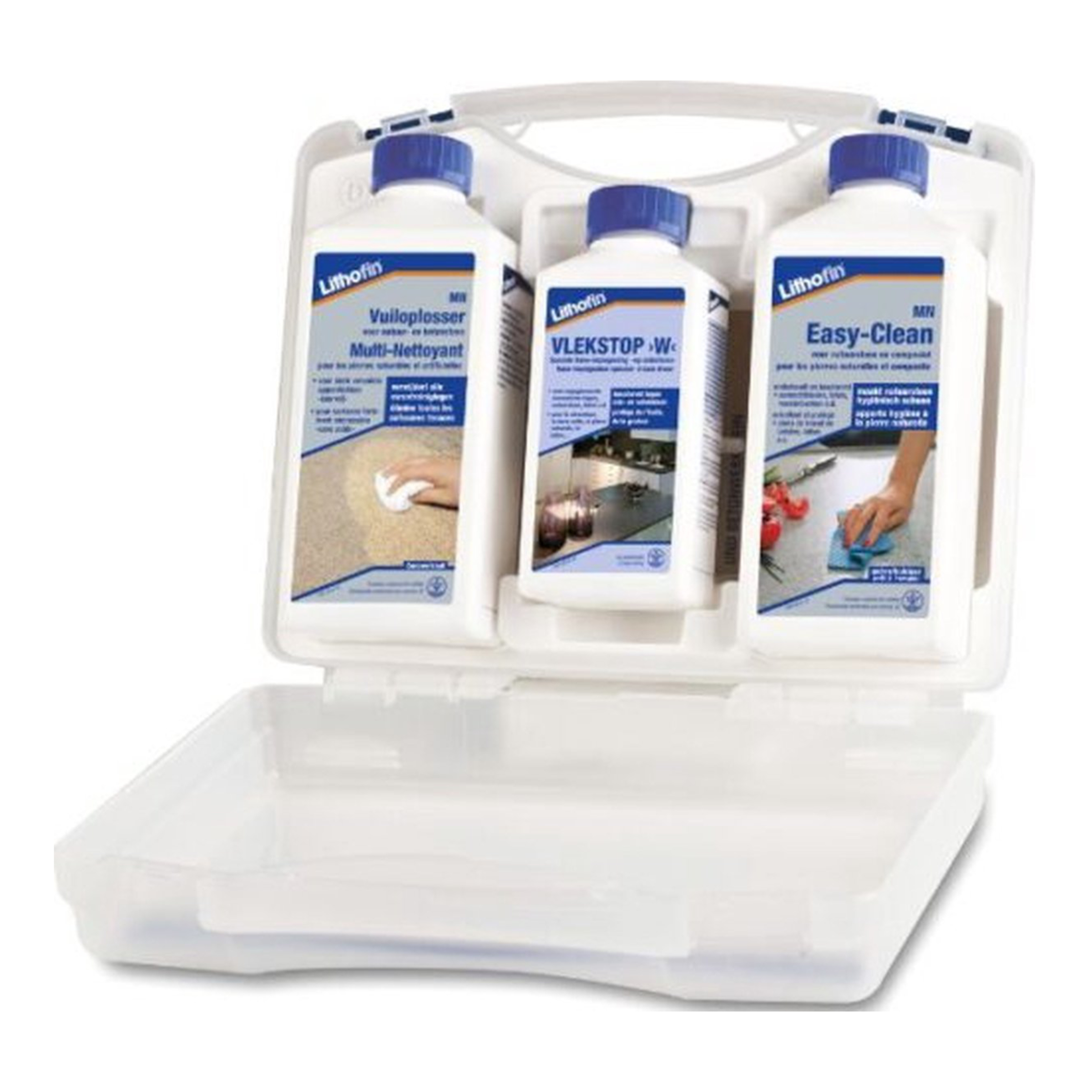Lithofin Care Kit natuursteen & kwartscomposiet keukenbladen