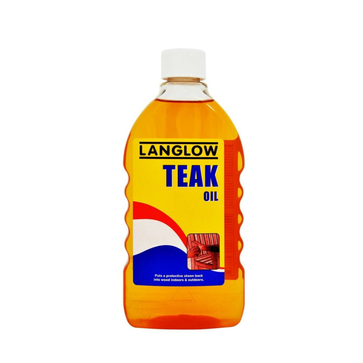 Langlow Teakhout Olie 500 ml voor buiten en binnen