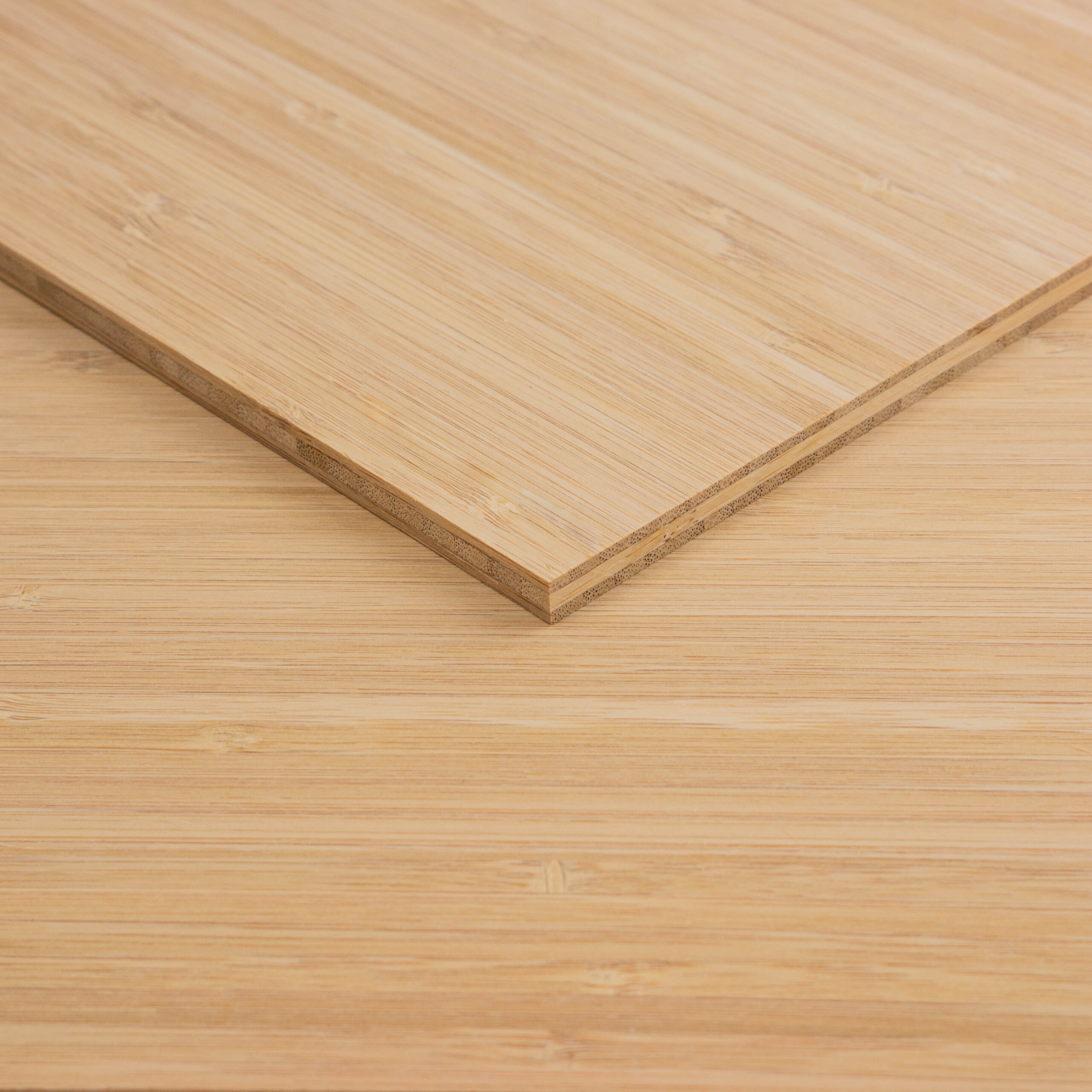 Bamboe Plaat Licht Caramel