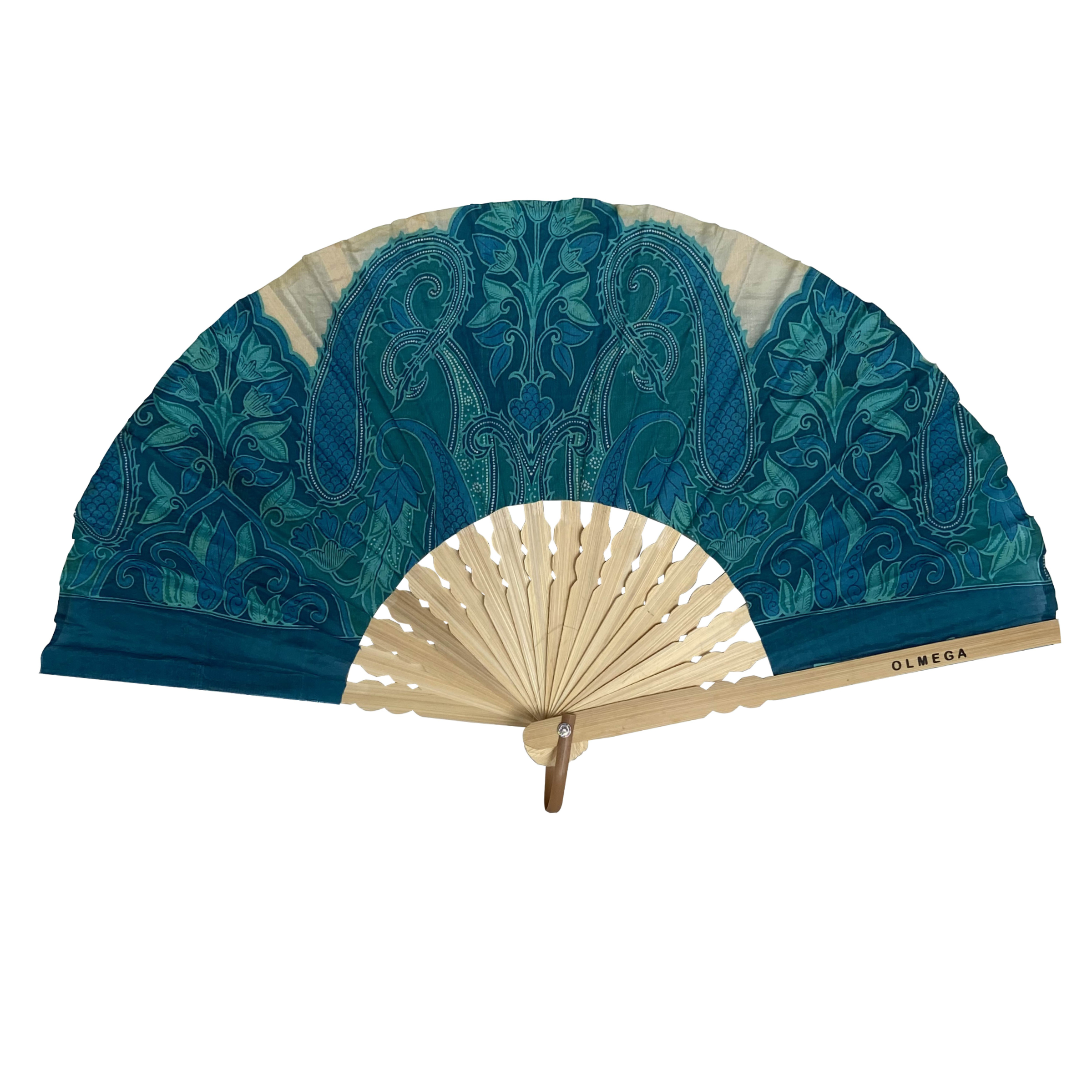 Batik Waaier Turquoise