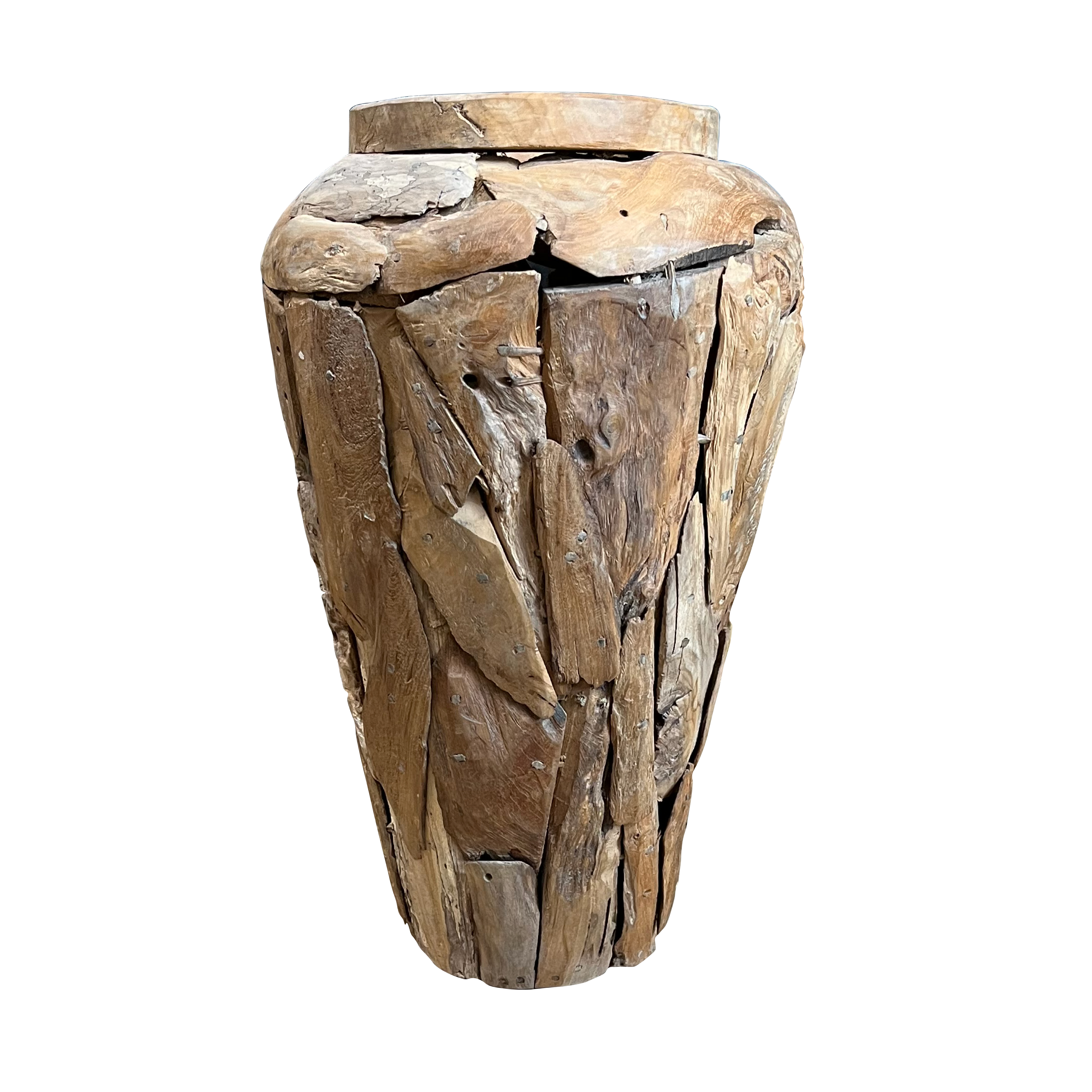 Tropisch drijfhout Vaas Lenn 35 cm