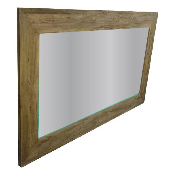 Rechthoekige spiegel met recycled frame Rossum